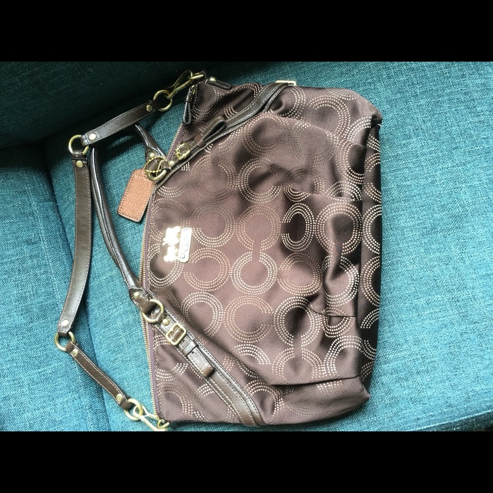 Coach brown bag
